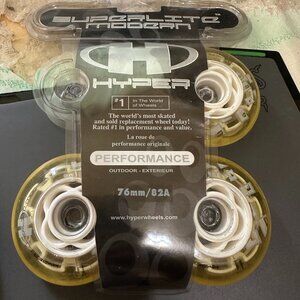 Superlite Modern HYPER PERFORMANCE REPLACEMENT WHEELS Set of 3 76mm 82A